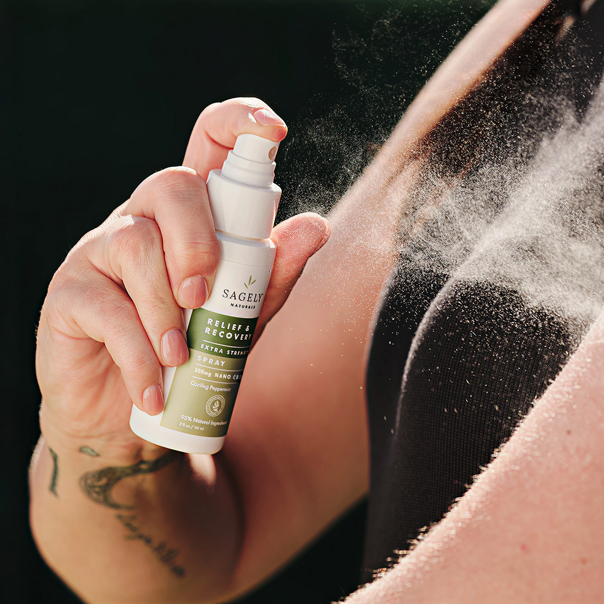 Extra Strength Relief & Recovery Spray – Sagely Naturals